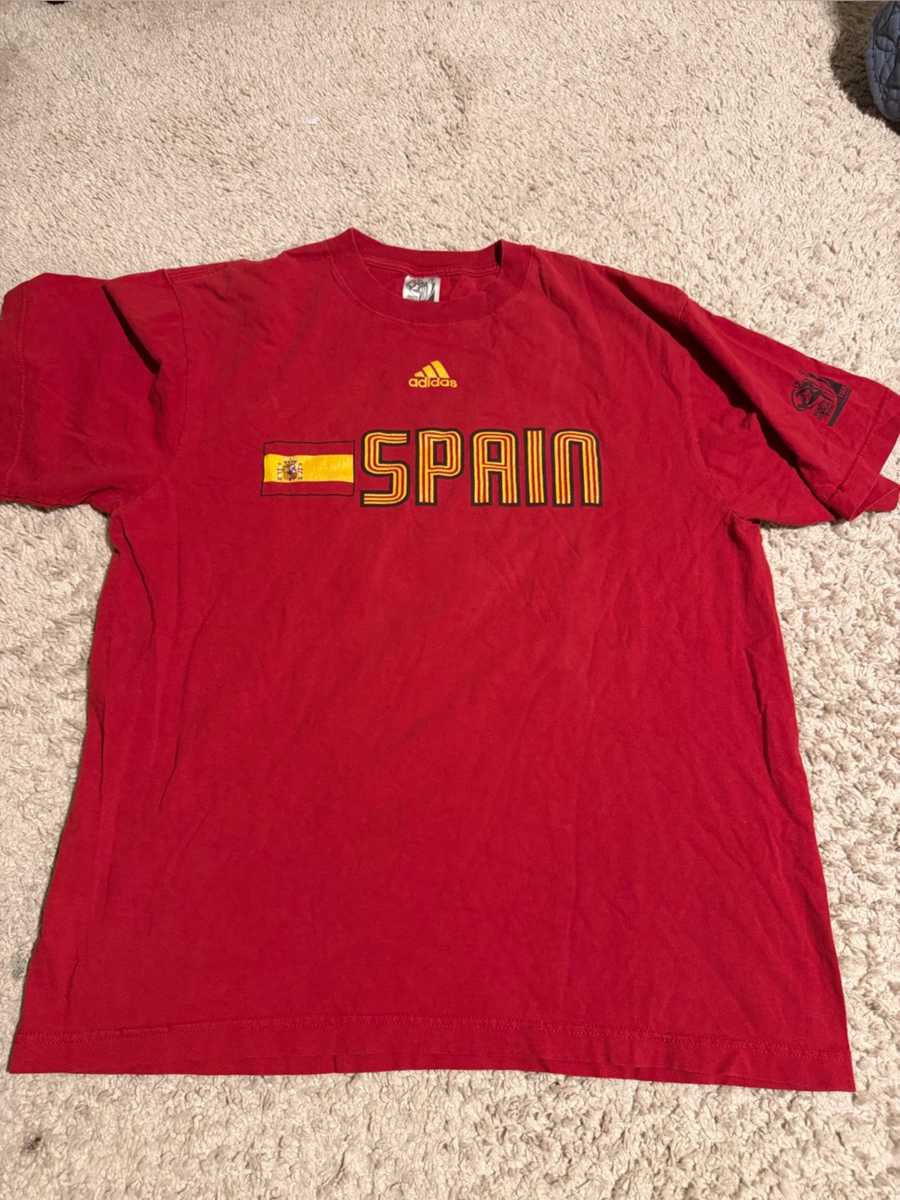 adidas Red Spain 2010 FIFA World Cup t-shirt